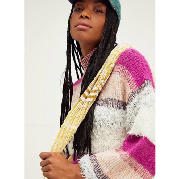 Free People Making Waves Striped Sweater Dress - Picture 4 of 8